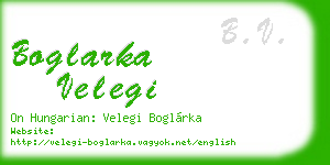 boglarka velegi business card